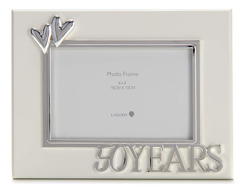 Lasody 50th Golden Anniversary Picture Frame, 50th Birthday 