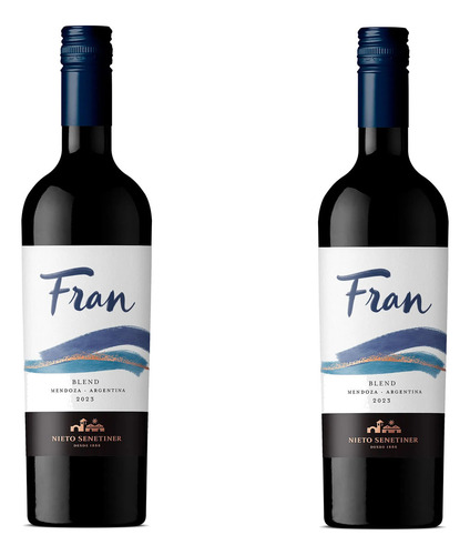 Vino Tinto Fran Blend Nieto Senetiner X 750 Ml Pack X2