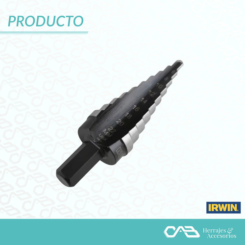Broca Mecha Escalonada 4 A 22mm - 11104 Irwin