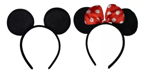 Disney Orejas de Mickey Mouse y orejas de Minnie Mouse - Diademas de Disney  - Orejas de ratón - Orejas de Minnie - Orejas de Disney