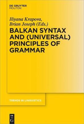 Libro Balkan Syntax And (universal) Principles Of Grammar...