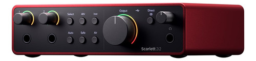 Interfaz De Audio Usb Focusrite Scarlett 2i2 4ª Generación 2