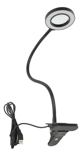 Lupa Led Con 3 Cables Usb Tipo Cuello De Cisne Ajustables