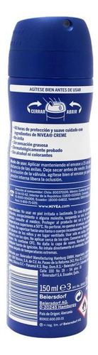 Nivea Antitranspirante Protección Y Cuidado En Aerosol Envas