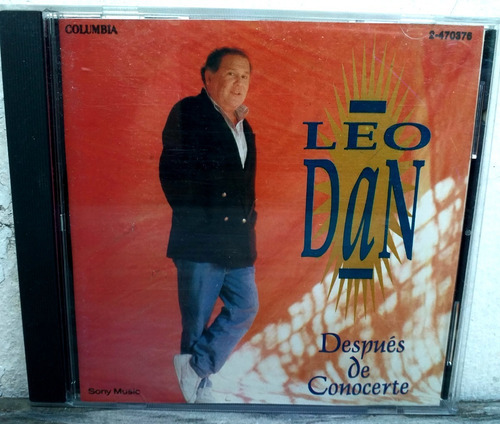 Leo Dan - Después De Conocerte - Cd Original Año 1994 