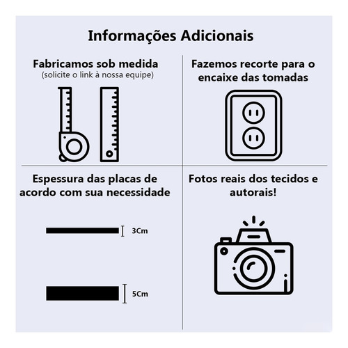 Cabeceira Kit 11 Módulos 20x100 Linha Premium Medida 2,2x100 Cor Facto Prata