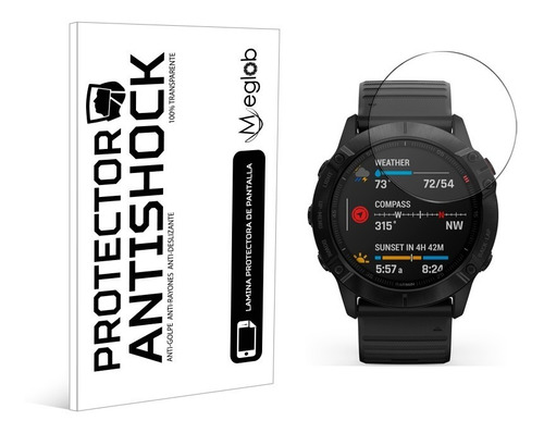 Protector De Pantalla Antishock Garmin Fenix 6x Pro