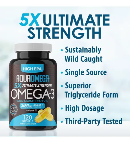 Aceite De Pescado Natural Epa Dha Omega 3 Alto En Vitamina D