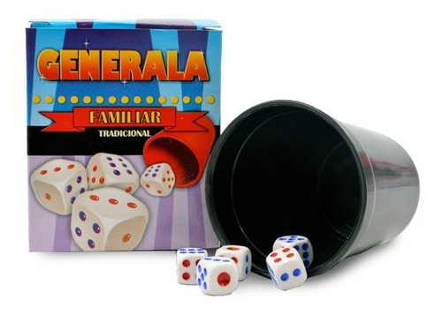 Juego Generala En Caja De Cartón