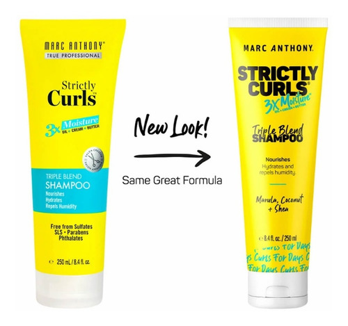 Shampoo Marc Anthony Strictly Curls 3x Moisture 2 Pack