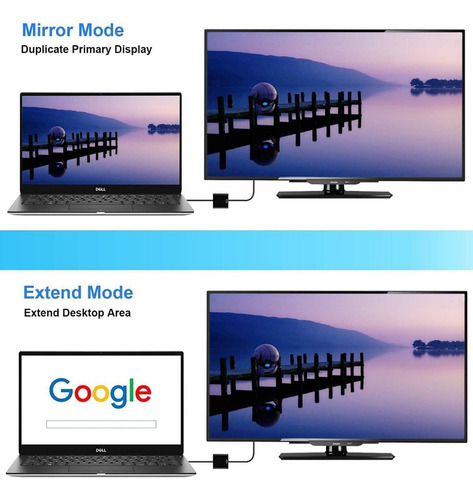 Adaptador Hdmi A Vga (macho A Hembra), 2 Piezas