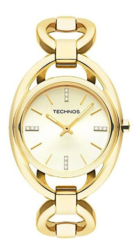Relógio Technos Feminino Elegance 1l22wh/4x Dourado Elos
