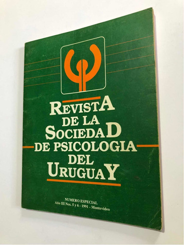 Libro Revista De La Sociedad De Psicología Del Uruguay