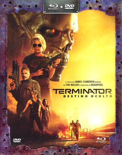  Terminator 6 Seis Destino Oculto Pelicula Blu-ray + Dvd