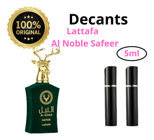 Muestra De Perfume O Decant Lattafa Al Noble Safeer Unisex 