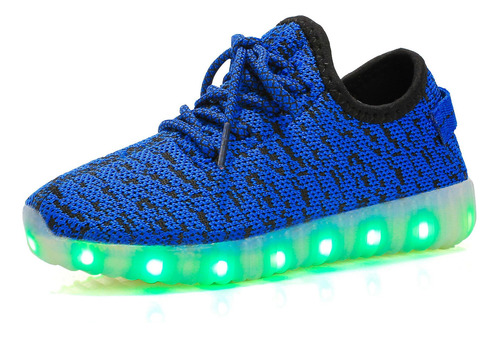 Zapatillas De Moda Casual Con Luz Led Neutra Con Luz Usb 202