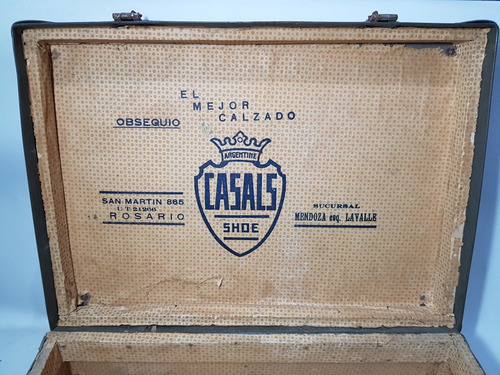 Imagen 3 de 7 de Antigua Valija Calzado Publicidad Zapatero Rosario Mag 59446