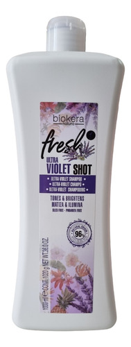 Biokera Fresh Violet Shot Shampoo Matizador Vegano Salerm 1l