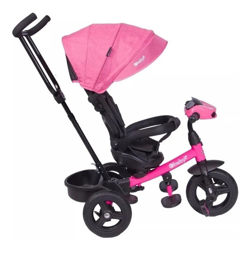 Imagen 3 de 3 de Triciclo Paseador Asiento Giratorio Mp3, Bluetooth Y Usb