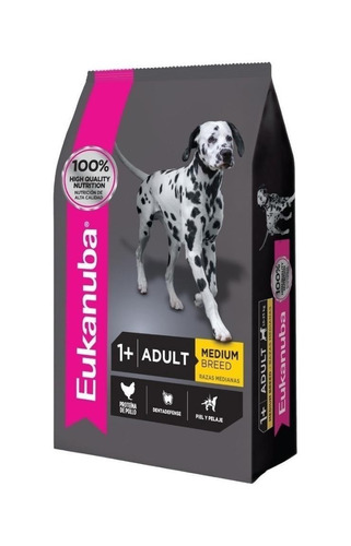 Imagen 1 de 1 de Alimento Eukanuba Medium Breed para perro adulto de raza mediana sabor mix en bolsa de 13.6kg