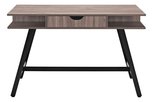 Mesa de trabalho e grão de madeira Modway Turnabout. Cor: Bétula