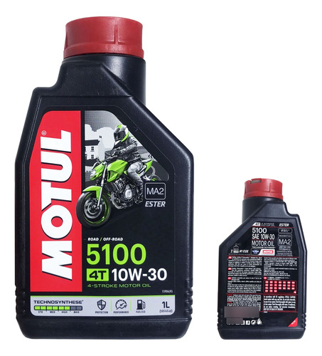 Oleo Motor Motul 10w30 5100 4t Semi Sintetico Motos Suzuki