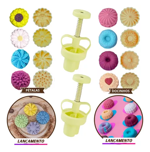 Kit Ejetor Max Barbie Bonequinha 04 Moldes Para Brigadeiro Massas - Coisas  Já