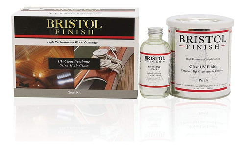 Bristol Finish Uv Clear Kit Uretano (ultra Alto Brillo) 32oz