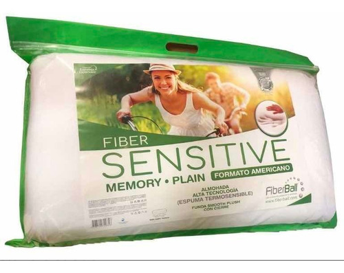 Almohada Sensitive Plain Fiberball Viscoelástica