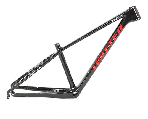 Cuadro Twitter Leopard Pro Carbono Eje 9mm  Mtb  29er Medium