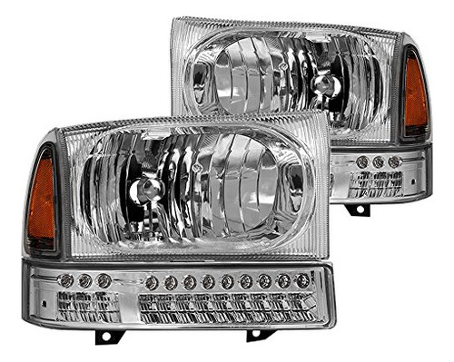 Xtune Hd-jh-ff25099-set-led-c Faro (ford F250 F350 F450 Supe