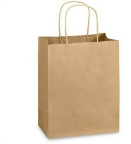 Bolsa Papel Madera Kraft C Manija Kp3 X 10 Unid. Oferta