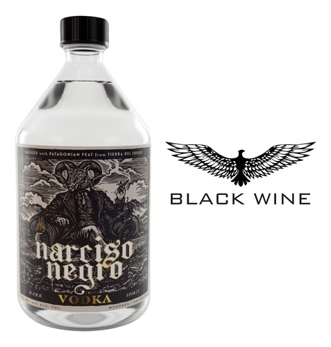 Vodka Narciso Negro + Estuche Lata Blackwine