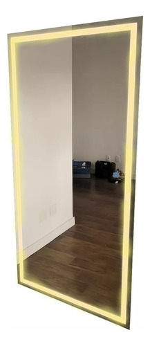 Espelho Jateado Grande Camarim Com Led E Touch 140x100cm