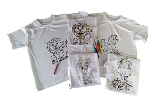 Playera Infantil Para Iluminar/fiestas Infantiles 25 Piezas.