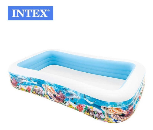Piscina Extragrande Niños Adultos +inflador 3.05*1.83*56
