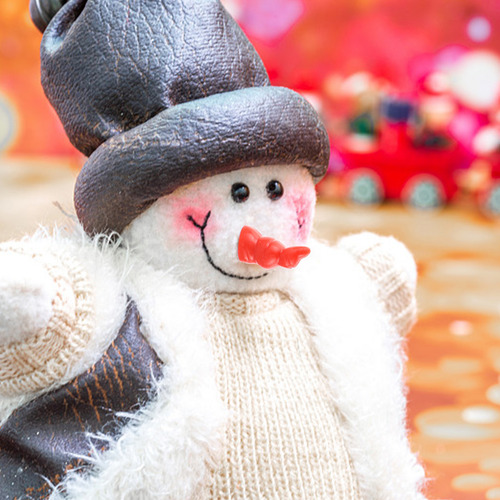 Muñeco De Nieve, 100 Unidades, Para Manualidades Navideñas,