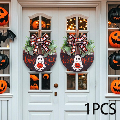 Letrero Colgante De Madera De Halloween, Letrero Decorativo