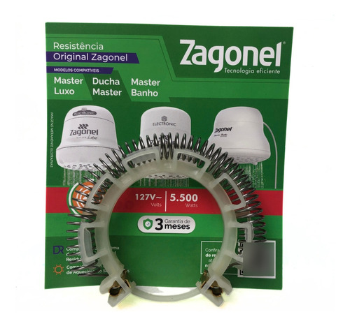 Resistência Ducha Zagonel  Master Banho 127v