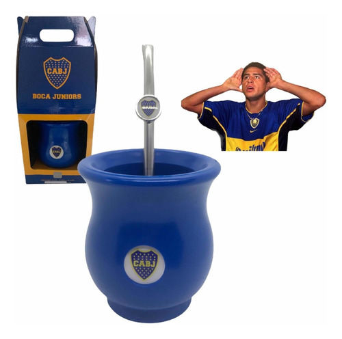 Mate Sabio Boca Juniors Ideal Regalo Campeones Premium ++