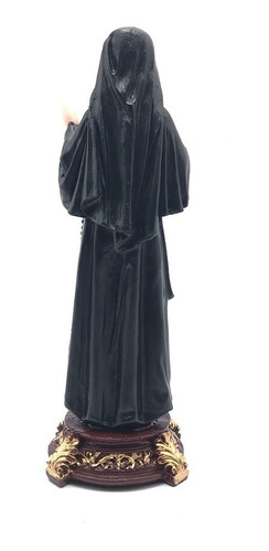 Imagem Santa Faustina Resina Linha Clássica 20 Cm