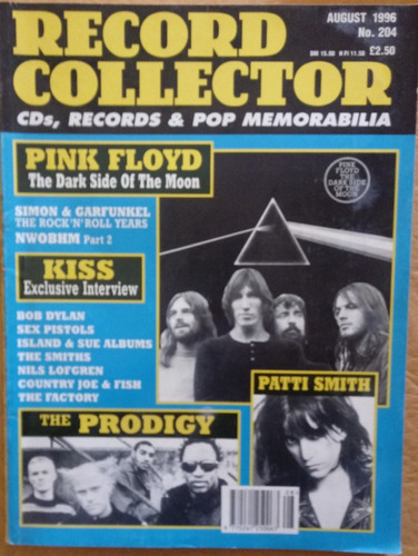 Record Collector # 204 Pink Floyd Kiss Bob Dylan Sex Pistols