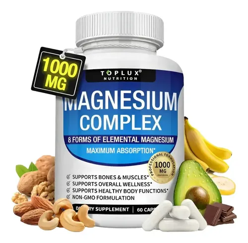 Magnesium Complex | 60 capsulas Premium| Magnesio Complex