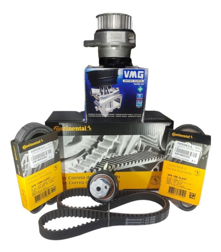 Kit Distribucion + Bba Agua Vmg Correas Vw Saveiro 1.6 Trend