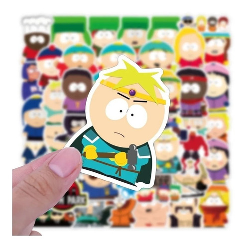 Imagen 3 de 4 de South Park - Set 50 Stickers / Calcomanias / Pegatinas