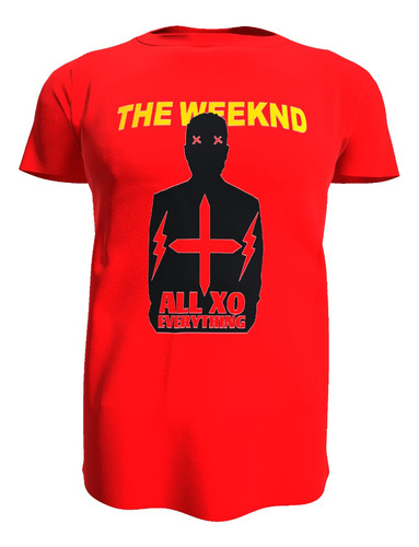 Polera The Weeknd, All Xo Everything Rap 100% Algodon