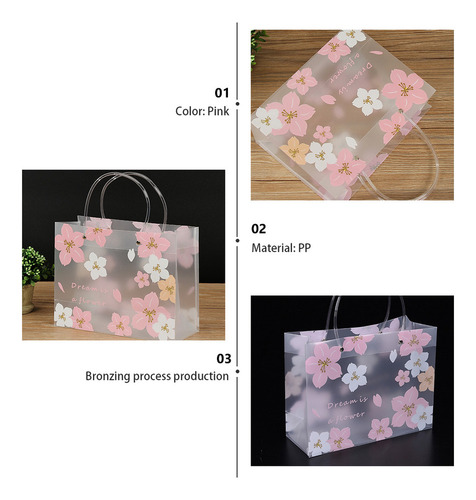 Bolsa De Mano Blue Bags, Bolsa De Regalo, 4 Unidades
