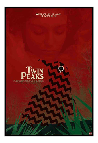 Cuadro Premium Poster 33x48cm David Lynch Twin Peaks