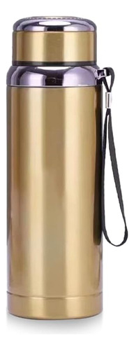 Termo De Acero Inoxidable 1000ml Con Asa Y Tapa Antigoteo