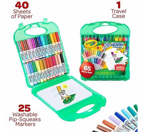 Juego De Rotuladores Crayola Pip Squeaks, De Regalo, Lavable